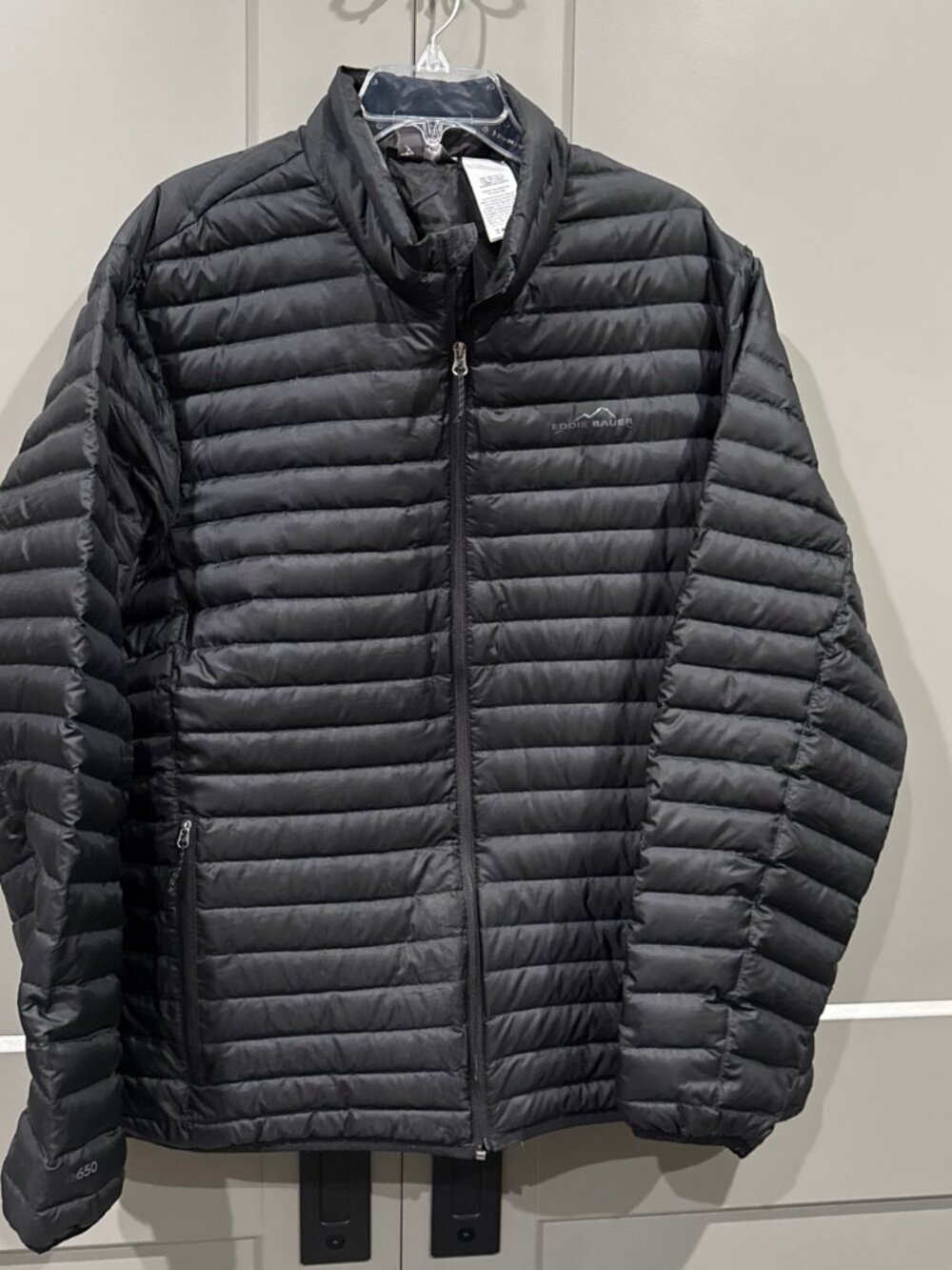 Mens Eddie Bauer EB650 Down Coat Lightweight Puffer Jacket Size XXL